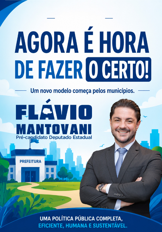 Capa da cartilha Agora é Hora de Fazer o Certo — Flávio Mantovani